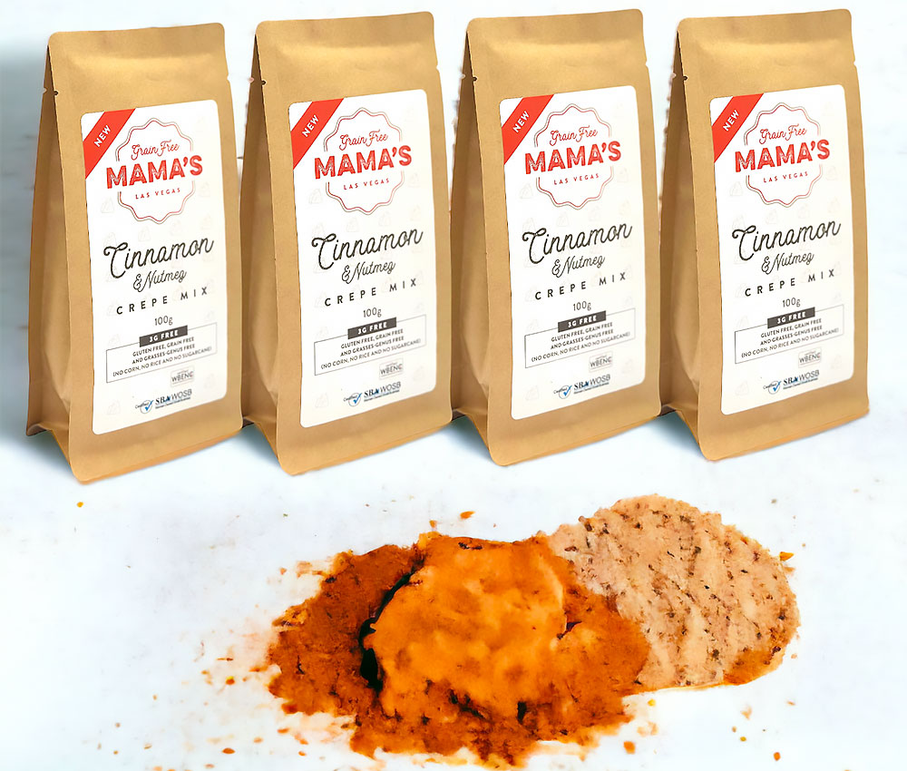 Good Health Grain Free Mamas Crepe Mixes & Pizza Crust Mix | Grain Free Mamas